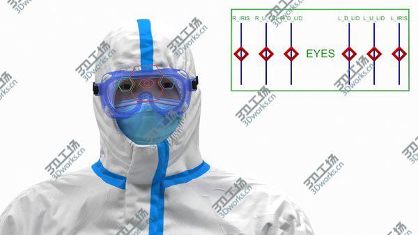 images/goods_img/20210312/Man in Disposable Medical Protective Suit Rigged 3D model/4.jpg